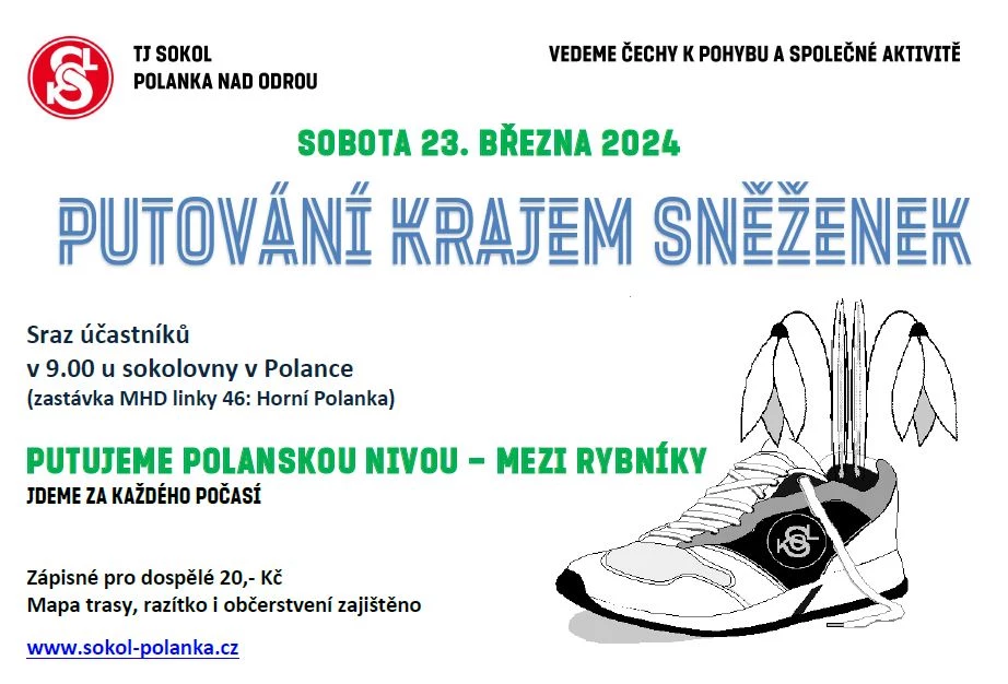 Plakát: Putování krajem sněženek 2024