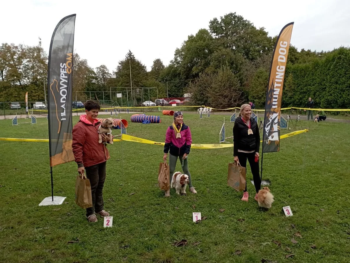 Polanská packa IV – vyhlášení výsledků závodů v agility